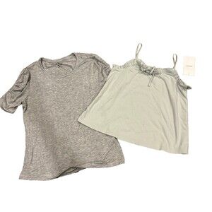 NWT Joe's Jeans Nordstroms Girl's  Lot of 2  T Shirt / Tank Top M 8/10 Gray Mint